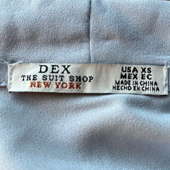 Dex the Suit Shop Women’s Ice Blue Sleeveless Top Size XS - Picture 11 of 12